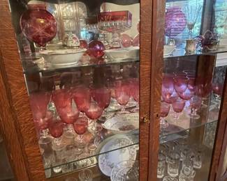 Cranberry crystal stems