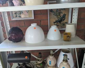 Vintage lampshades