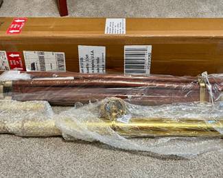 New in box brass telescope