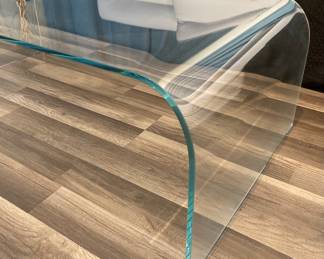 $745 Classic Coffee Table in Extra Clear Glass.  40” x 23.5”x 15”