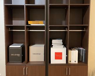Book Shelf/Wall Unit - 2 Available 33.75” x 19” x 101”