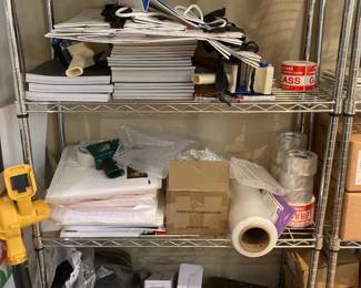 Metal Rack Shelving - Medium - 2 Available 35” x 14” x 55”