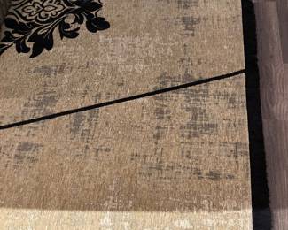 $295. Tonin Casa Palmanova Area Rug in Cream, Tan and Black. 79” x 121”