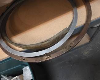 30”D brass tubing with access holes and 1/8IPS threaded holes READY FOR YOUR CREATION!