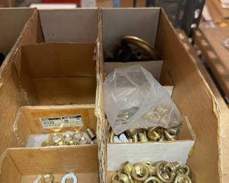 Brass loops.