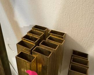 Rectangular brass tubing 1.5” x .75” multiple lengths