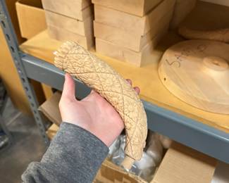 Leftover sconce arm carvings.
