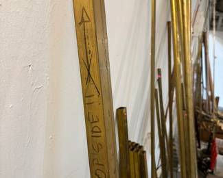 3”x3” Sq. Brass 6’length