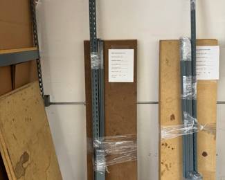 Shelving units ready to go!