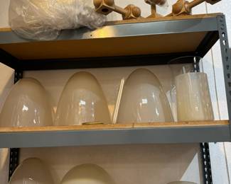 More lamp glass.