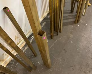More square brass tubing. Many lengths with .125” wall