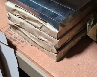 8" X 8" X 1" MACHINED LAMP BASES