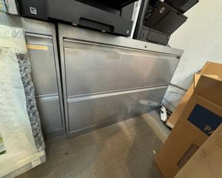 Filing cabinets….