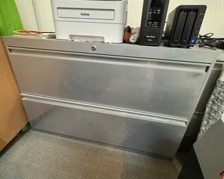 Horizontal filing cabinets. Excellent shape. Qty. (3)
