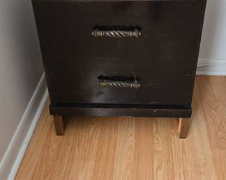 Vintage Two-Drawer Nightstand