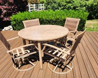 PATIO TABLE AND CHAIRS