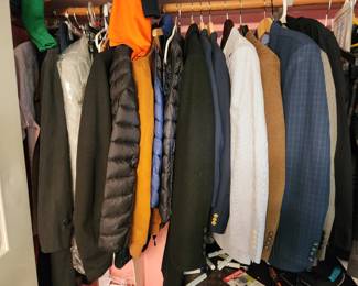 TONS OF CLOTHES.