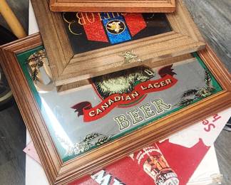 Beer mirrors/signs