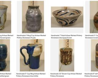 stoneware (more than just these 8)