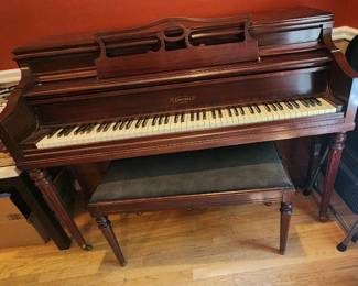 Emerson piano and bench