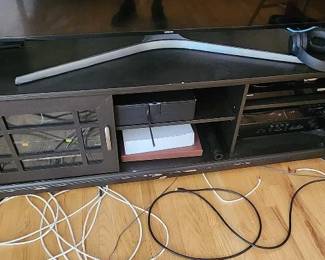 TV console (TV not for sale)
