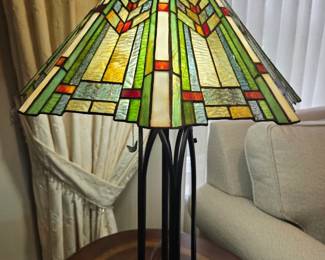 Franklin way Green table lamp set available aprox 29 in height 