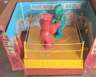 Vintage 1966 Marx Rock 'Em Sock 'Em Robots Boxing Game
