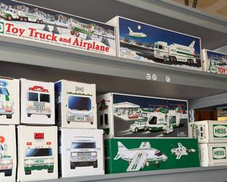 Hess Toy Trucks and Airplanes