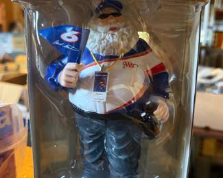 Mark Martin #6 AAA NASCAR Santa Figurine by Trevco