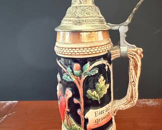Vintage German Beer Stein "Bier ist gesund"