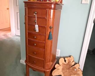 Vintage Hives & Honey Jewelry Armoire