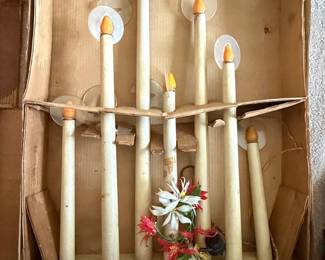 Vintage NOMA 7-Light Electric Candelabra with Original Box