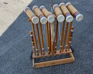 Forster Croquet Set with Mallets and Stand