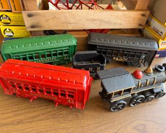 Cast Iron "Washington 44" Train Set