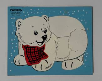 Playskool Polar Bear 8-Piece Wooden Puzzle