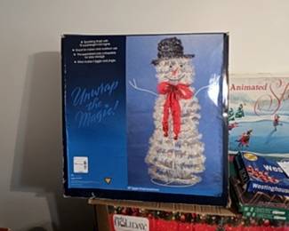 Light-Up Snowman Christmas Decoration
