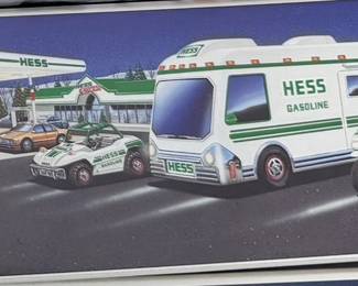 1998 Hess Recreation Van with Dune Buggy and Motorcycle Set