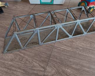 Vintage Lionel O Gauge Metal Truss Bridge
