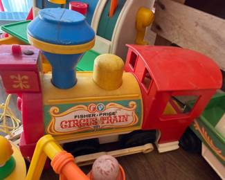 Vintage Fisher-Price #991 Little People Circus Train