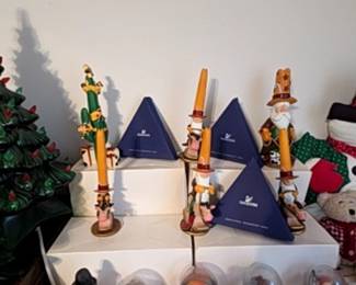 Swarovski Christmas Candle Holders