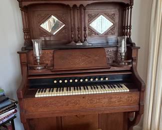 Estey Organ Company "Lyceum" Reed Organ with Stool