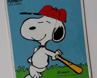 Playskool 230-17 Snoopy Superstar 6-Piece Wooden Puzzle