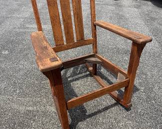 Arts & Crafts Mission Oak Armchair