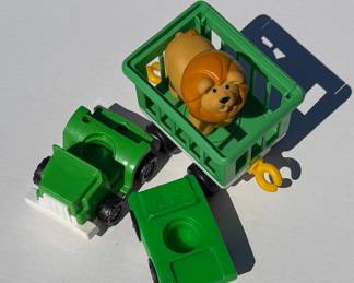 Fisher-Price Little People Zoo Truck with Lion and Cage Trailer