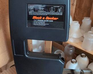 Vintage Black & Decker 7 1/2" Power Band Saw