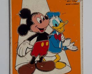 Playskool 190-13 Mickey & Donald 10 Piece Puzzle