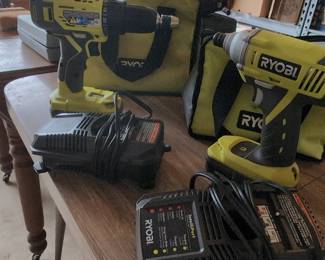 Ryobi 18V ONE+ Cordless Drill and Impact Driver Combo Kit