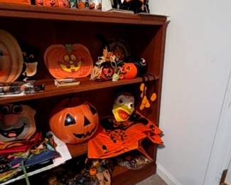 Vintage Halloween Decorations - Pumpkins, Ghosts, and Black Cats