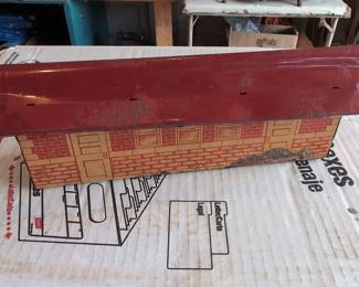 Vintage American Flyer #90 Hyde Park Tin Litho Train Station