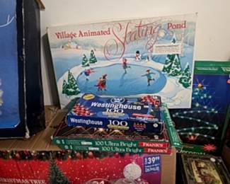 Department 56 Village Animated Skating Pond
